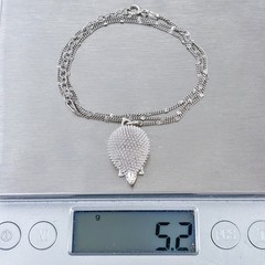Vintage Sterling Silver 925 Hedgehog Pendant Necklace 15.5″-17.5″