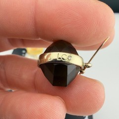 Vintage Pierced Earring Lot Gold Tone Enamel Hoop Drop Stud Dangle