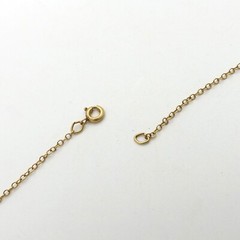 12k Gold Filled Ruler Pendant Necklace Teacher Carpenter August Birthstone 16in