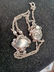 DESIGN SHAVARSH K VICTORIAN REVIVAL SCROLL REPOUSSE STERLING SLIDE BRACELET 16g