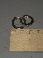Lot Of 3 Vintage Goldtone Post Earrings For Pierced Ears