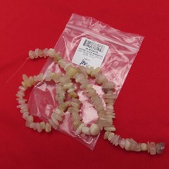 Moonstone Gemstones White Chip Beads 16 inch Nuggets Strand JTV 616c
