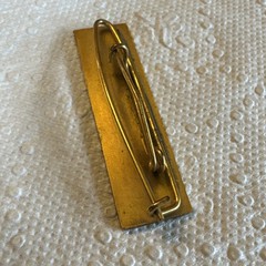 VTG Style Awarded For Finishing Marathon Within Required Time Bar Lapel Brooch