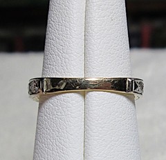 UNIQUE 14K TT GOLD 2+ CT AMETHYST 1.00 CTW DIAMOND RING 6 Grams FEB BIRTHSTONE