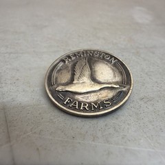 Vintage .925 Sterling Silver Remington Farms Goose Bunting Pin, Very Rare, 7.6g
