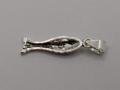 925 Sterling Silver Fish Pendant / Charm. Weighs 1.1 Grams. 1.13″ Long.