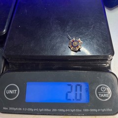 Vintage Sterling Silver VFW Auxiliary Pin War Military