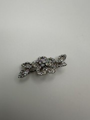 Vintage Rhinestone Flower Brooch 4.5cm BB10