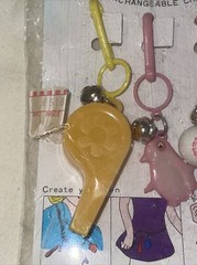 Charm-It VTG 1995 Clip On Bell Charms Whistle Penguin Baseball Bat New Old Stock