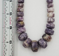 VTG 925 DTR Mine Finds Jay King Necklace 21in Dream Chevron Amethyst Rondelles
