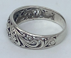 Vintage rings made of 925 silver, Size 9.25 . Weight 3.51 g.Jewelry from Ukraine