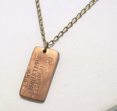 Rolf and Soleig Haukaas Blue Enamel Copper Guilloche Pendant Necklace Norway