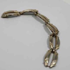 Vintage Monet Art Deco Style Fashion Bracelet – 1970’S – 1990’s