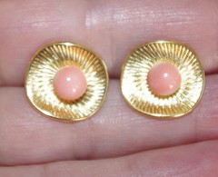 VINTAGE GORGEOUS DIAMOND CUT GOLD FILLED JACKETS FOR EARRINGS USE W ANY STUDS