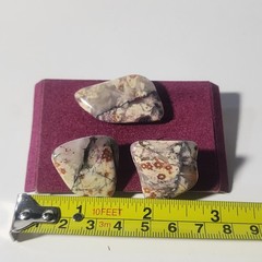 Polished Jasper Gemstones – Custom Cufflinks & Tie Bar Clip