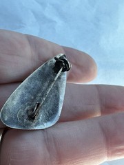 Israel Sterling Brooch Pin Jewelry Vintage [e78]