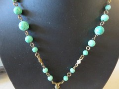 Stunning Antique Ornate 2 pc Pendant Necklace Earring Set one of a kind MUST SEE