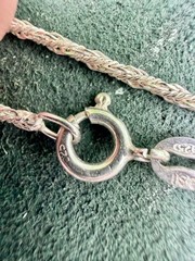 Vintage 7″ 925 Italian ISC sterling silver bracelet w/large puffed heart — A