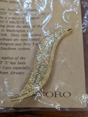Rare 1968 Southern Airways Accent “S” Employee Pin Brooch Coro Exclusive On Card