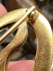 Vintage 1973 Steve Vaubel 18k Gold Plated Vermeil Rising Sun Design Brooch