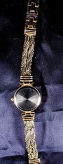 1940’s Winnie Japanese Movement Gold Rhine Stones Women Vintage Wrist Watch