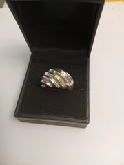 Sterling Silver Knock Ring 6.25″