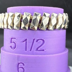Vintage ID Bracelet Expandable Band Gold Tone Engraved “Ilene” 5.5“