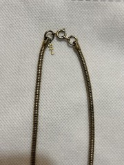 Vintage 1960’s Trifari Signed Gold Plated Lucite Pendant Necklace