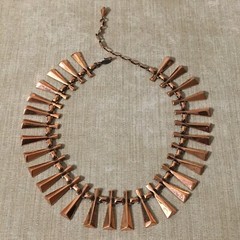 Vintage Renoir Copper Necklace Beautiful Condition