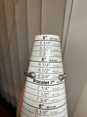 55. Vintage 925 Sterling Trinidad Cone end Twist Cuff bracelet 30.4g. 6 3/4′