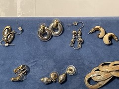 Vtg to Now Gold & Silver Tone Enameled Post Dangle Drop Earrings Lot 23 Pairs