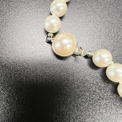Vintage Carolee Mid Century Double Knotted Signed “Jackie O” Necklace Faux Pearl