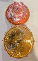 joan rivers jeweled secrets keepsake box Floral Fantasy brooch earrings pin