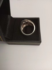 Sterling Silver Knock Ring 6.25″