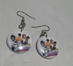 Manga Anime Bleach Button French Hook Pierced Earrings