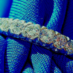 Original EARTH MINED DIAMOND Wedding BAND Deco Eternity Anniversary RING S – 6.5