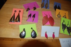 Vintage Retro Ear Rings, 1970s, 1980s 1990s, GROUP 3, priced per or the lot