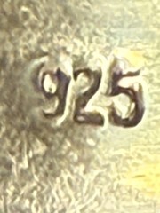 Vintage Silver Hinged Bangle Bracelet With Safety Chain Stamped 925