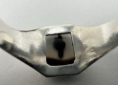 Vintage Men’s Sterling Silver Moss Agate Ring