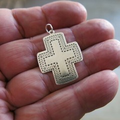 Sterling Silver Cross Pendant 2.0g [4780]