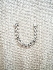Vintage Post-79 TAXCO Double Curb Link Rodolfo style bracelet 42 grams
