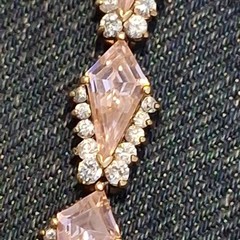 Pink Rhinestone Bracelet
