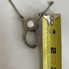 Vintage Cowboy Western Silver Goldtone Ladies Glove Clip Dangle Tie CLIP