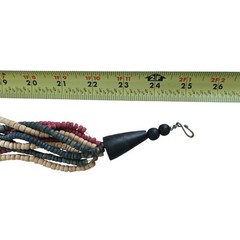 Vintage Multi Strand Beaded Necklace Signed Casual Corner Boho Tribal Wood Beads