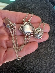 DESIGN SHAVARSH K VICTORIAN REVIVAL SCROLL REPOUSSE STERLING SLIDE BRACELET 16g