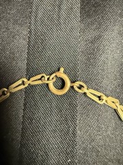 Antique Art Deco Stamped Brass Fringe Necklace – Marked Germany