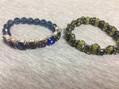 Vintage Stretch Bracelet Lot of 12 Cuff, Bangle, Beads