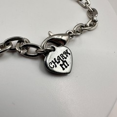 Vintage Y2K CHARM IT! Girl Scouts Bracelet Samoas Cookie Trefoil Rhinestone Boho