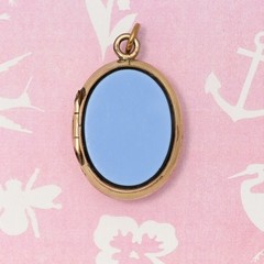 Antique Victorian Banded Agate Double Sided Gold Filled Charm Pendant Locket