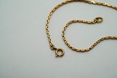 Vintage 12k Gold Filled Bracelet 7.5″ x 2mm JB48
